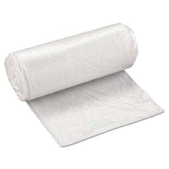 Inteplast Group High-Density Can Liner, 24 x 33, 16gal, 8mic, Clear, 50/Roll, 20 Rolls/Carton