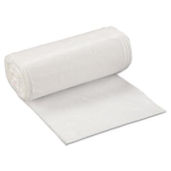 Inteplast Group Low-Density Can Liner, 24 x 32, 16gal, .5mil, White, 50/Roll, 10 Rolls/Carton