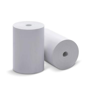 Iconex Thermal Paper Rolls, Coreless, 2-1/4&quot; x 75&#39;, White, 50 Rolls/Carton