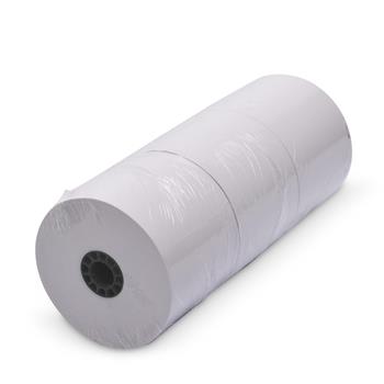 Iconex Blended Bond Paper Rolls, 2-1/4&quot; x 150&#39;, White, 3 Rolls/Pack, 32 Packs/Carton