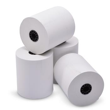 Iconex Thermal Paper Rolls, 2.1 Mil, 3-1/8&quot; x 230&#39;, White, 50/Carton