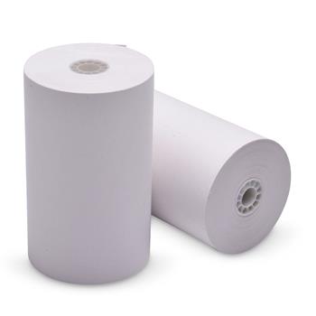 Iconex Thermal Paper Rolls, 0.5&quot; Core, 4-3/8&quot; x 328&#39;, White, 24 Rolls/Carton