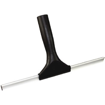 Impact Products Household Squeegee, Rubber Blade, Plastic Handle, Soft Rubber, Durable, Black