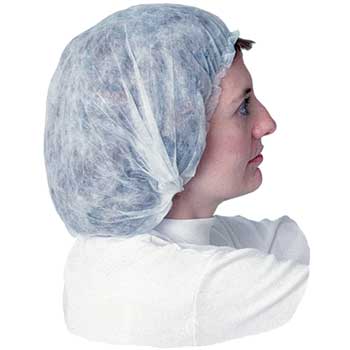 The Safety Zone Bouffant Cap, 21&quot;, White, 1000/CS