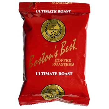 Boston&#39;s Best Coffee Roasters Ground Coffee, Ultimate Roast, 2.2 oz. Bag, 42/CS
