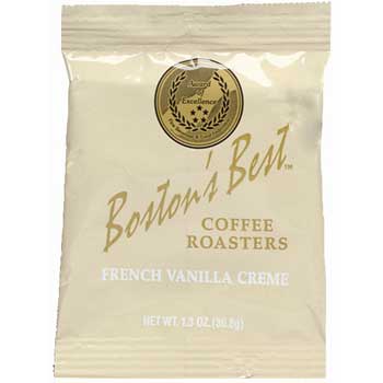 Boston&#39;s Best Coffee Roasters French Vanilla, 2.5 oz, 40/CS