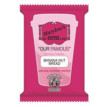 Marylou&#39;s Coffee Fraction Packs, Banana Nut Bread, 2 oz, 32/CT