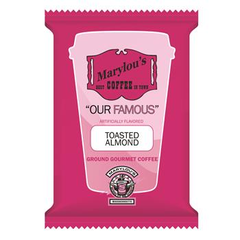 Marylou&#39;s Coffee Fraction Packs, Toasted Almond, 2 oz, 32/CT