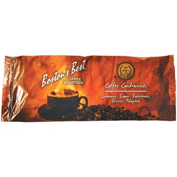 Boston&#39;s Best Coffee Roasters Coffee Condiment Packs, 250/CS