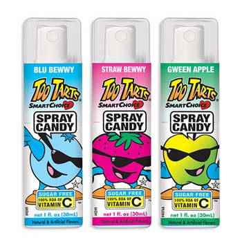Too Tarts All-Kidz Blend Spray Candy, 30 mL., 24/BX, 12 BX/CS