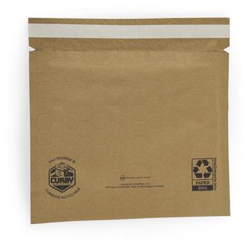 ipg Curby Recyclable Padded Mailer #2, 9.875&quot;L x 9.5&quot;W, 30/Pack