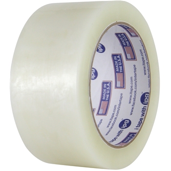 ipg&#174; PP16H Utility Grade Hot Melt Carton Sealing Tape, 3&quot; x 110 yds., 1.6 Mil, Clear, 24 Rolls/Case