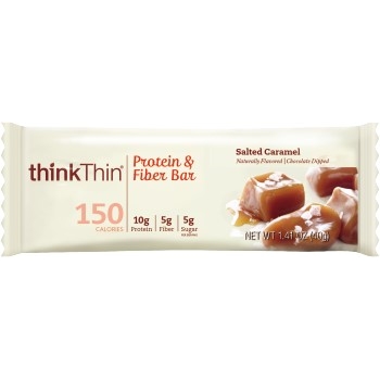 thinkThin Salted Caramel Protein+ 150 Calorie Bar, 1.4 oz., 10/BX