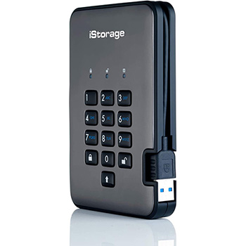 iStorage diskAshur PRO2 512GB Solid-State Drive - USB 3.1 - FIPS Level 3 Certified - Encrypted