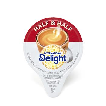 International Delight Coffee House Half &amp; Half Creamer, 0.4 oz, 192/Case