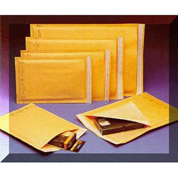 Pregis Air-Kraft Bubble Lined Self-Seal Mailers, #7, 14 1/4 in x 20 in, Kraft, 50/Case