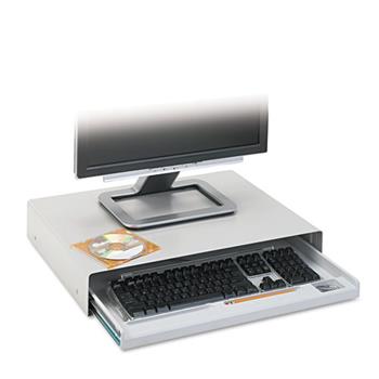 Innovera Standard Desktop Keyboard Drawer, 20.63w x 10d, Light Gray