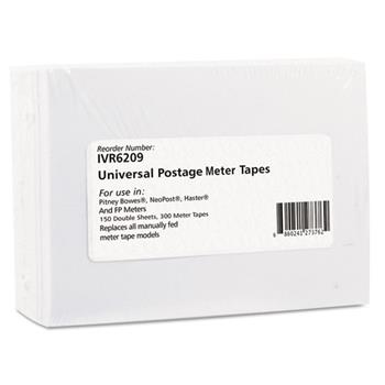 Innovera Postage Labels, 3.5 x 5.25, White, 2/Sheet, 150 Sheets/Box