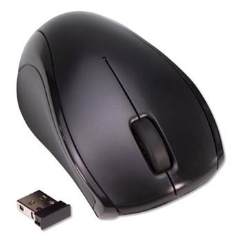 Innovera Compact Mouse, 2.4 GHz Frequency/26 ft Wireless Range, Left/Right Hand Use, Black