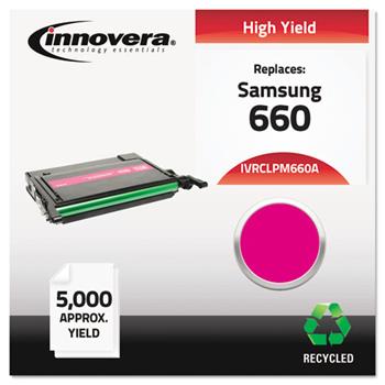 Innovera Remanufactured CLP-M660A Toner, 5000 Page-Yield, Magenta