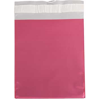 JAM Paper Open End Foil Envelopes with Self-Adhesive Closure, 6 1/4&quot; x 7 7/8&quot;, Pink, 100/PK