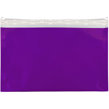 JAM Paper Booklet Foil Envelopes with Self Adhesive Closure with Self Adhesive Closure, 6 1/8&quot; x 9 1/2&quot;, Purple, 100/PK