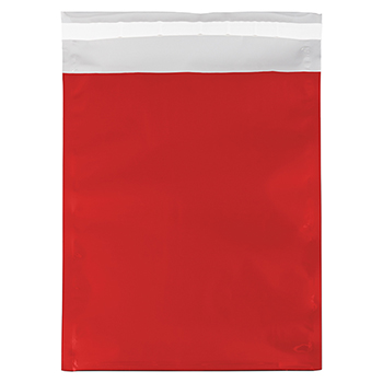 JAM Paper Open End Premium Foil Envelopes with Self-Adhesive Closure, 9&quot; x 12&quot;, Red, 100/PK