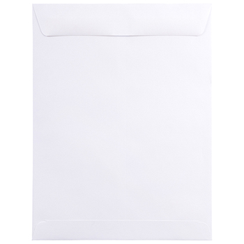 JAM Paper Open End Catalog Commercial Envelopes, 9 1/2&quot; x 12 1/2&quot;, White, 50/PK