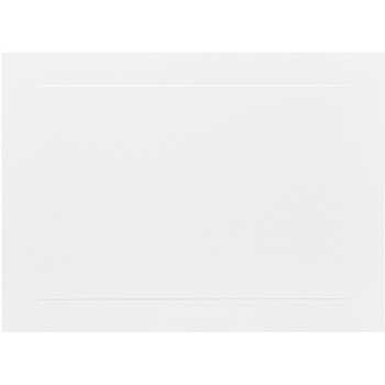 JAM Paper Blank Flat Note Cards, Panel, 5.13&quot; x 7&quot;, White, 500 Cards/Pack