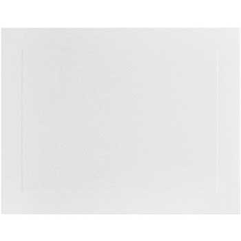 JAM Paper Blank Flat Note Cards, Panel, 4.25&quot; x 5.5&quot;, White, 500 Cards/Pack