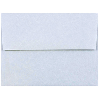 JAM Paper A2 Parchment Invitation Envelopes, 4 3/8&quot; x 5 3/4&quot;, Blue Recycled, 25/PK