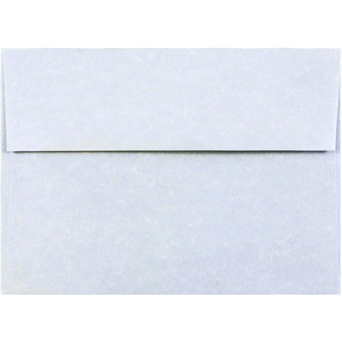 JAM Paper A7 Parchment Invitation Envelopes, 5 1/4&quot; x 7 1/4&quot;, Blue Recycled, 250/BX