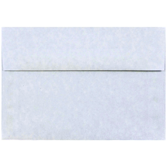 JAM Paper A8 Parchment Invitation Envelopes, 5 1/2&quot; x 8 1/8&quot;, Blue Recycled, 250/BX