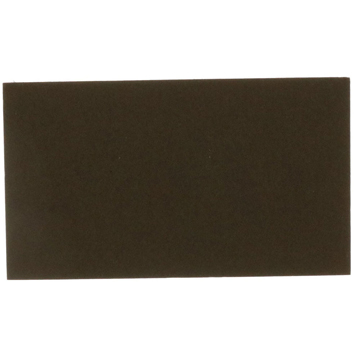 JAM Paper Blank Flat Note Cards, 2&quot; x 3.5&quot;, Chocolate Brown, 100 Cards/Pack