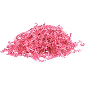 JAM Paper Crinkle Cut Shred Tissue Paper, Hot Pink, 20 lb.