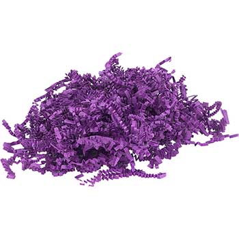 JAM Paper Crinkle Cut Shred Tissue Paper, Purple, 40 lb.