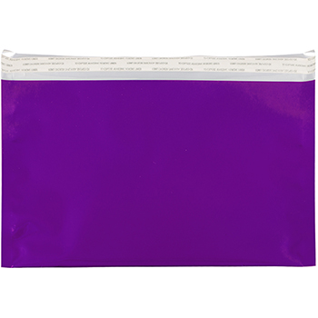 JAM Paper Self-Adhesive Booklet Foil Envelopes, 6 1/8&quot; x 9 1/2&quot;, Purple, 25/PK