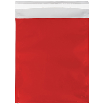 JAM Paper Open End Premium Foil Envelopes with Self Adhesive Closure, 9&quot; x 12&quot;, Red, 25/PK
