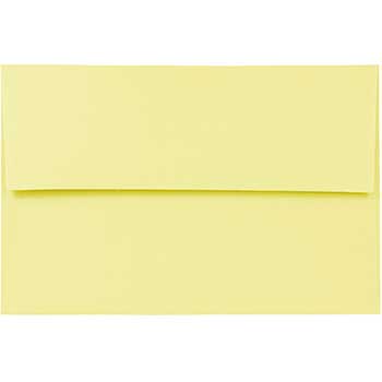 JAM Paper A9 Invitation Envelopes, 5 3/4&quot; x 8 3/4&quot;, Lemonade Yellow, 25/PK