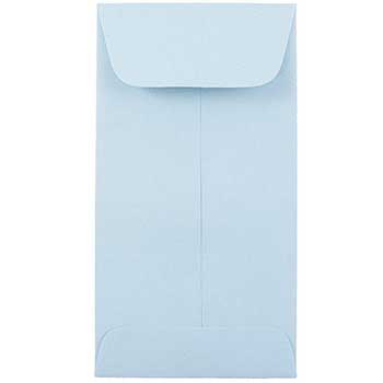 JAM Paper Business Premium Envelopes, #7, 3 1/2&quot; x 6 1/2&quot;, Baby Blue, 25/PK