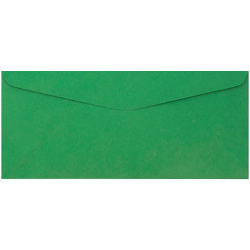 JAM Paper #9 Business Colored Envelopes, 3 7/8&quot; x 8 7/8&quot;, Green Recycled, 25/PK