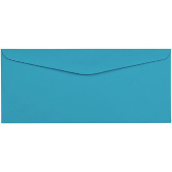 JAM Paper #9 Business Colored Envelopes, 3 7/8&quot; x 8 7/8&quot;, Blue Recycled, 500/PK