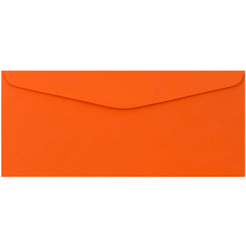 JAM Paper #9 Business Colored Envelopes, 3 7/8&quot; x 8 7/8&quot;, Orange Recycled, 25/PK