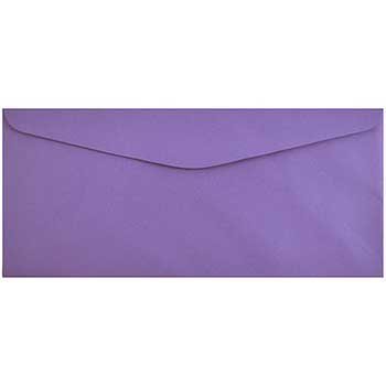 JAM Paper #9 Business Envelopes, 3 7/8&quot; x 8 7/8&quot;, Violet Purple Recycled, 50/PK