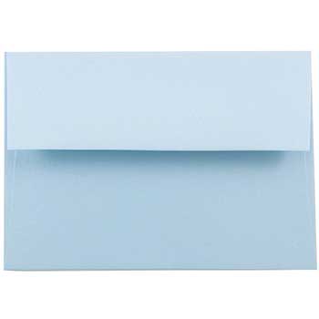 JAM Paper 4Bar A1 Premium Invitation Envelopes, 3 5/8&quot; x 5 1/8&quot;, Baby Blue, 50/BX