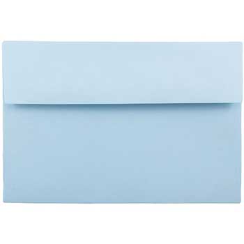 JAM Paper A8 Premium Invitation Envelopes, 5 1/2&quot; x 8 1/8&quot;, Baby Blue, 25/PK