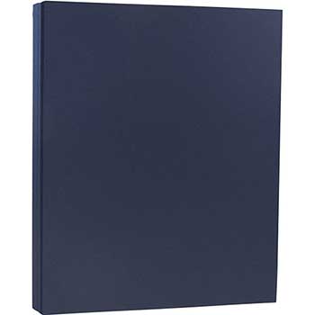 JAM Paper Colored Matte Paper, 28 lb, 8.5&quot; x 11&quot;, Navy Blue, 500 Sheets/Ream