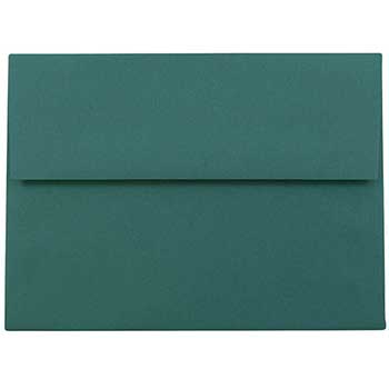 JAM Paper A6 Premium Invitation Envelopes, 4 3/4&quot; x 6 1/2&quot;, Teal, 50/BX