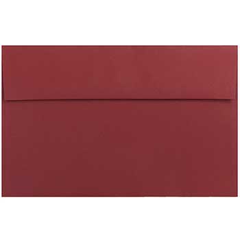 JAM Paper A10 Premium Invitation Envelopes, 6&quot; x 9&quot;1/2&quot;, Dark Red, 25/PK