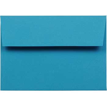 JAM Paper 4Bar A1 Invitation Envelopes, 3 5/8&quot; x 5 1/8&quot;, Blue Recycled, 50/PK